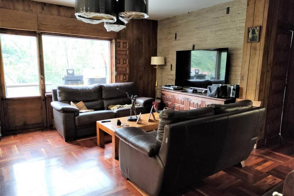 El Chalet De La Poza - Rio, Barbacoa, Wifi, Zona De Trabajo, Vistas. Lebena Exterior foto